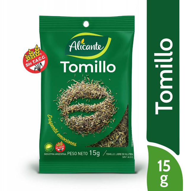Tomillo Alicante Sin TACC 15 g – Envío internacional