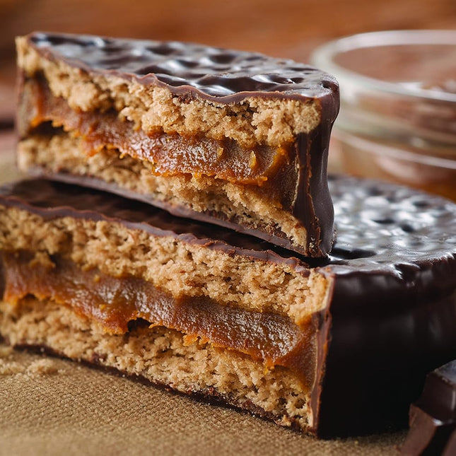 Milk Chocolate Havanna Alfajores filled with Dulce de leche 660 g / 23.28 oz (Box of 12)