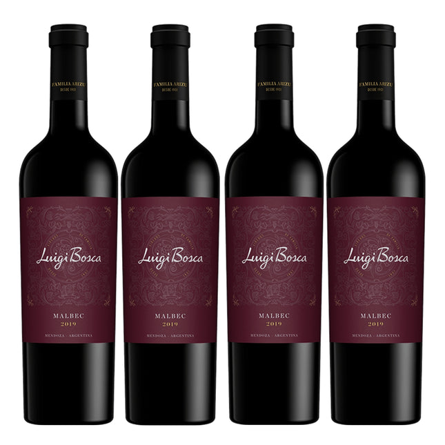 Combo 4 Wines Tinto Luigi Bosca Malbec, 750 ml