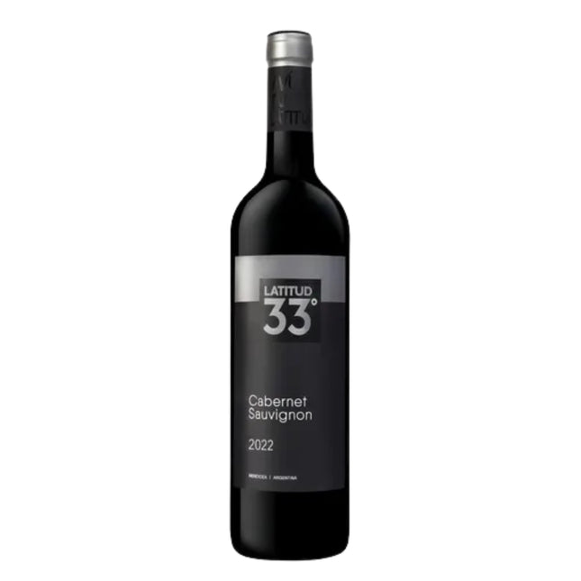 Vino tinto Cabernet Sauvignon Latitud 33, 750 cc