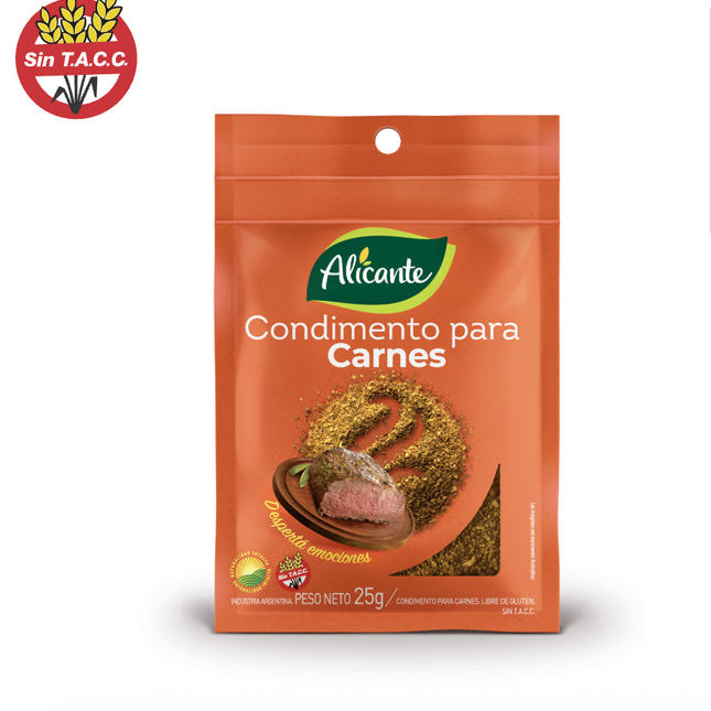 Condimento para Carnes Alicante 25 g – Envío internacional