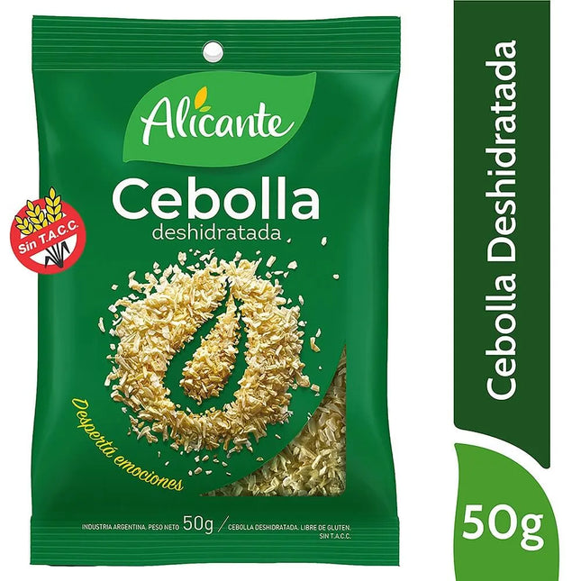 Cebolla Deshidratada Alicante Sin TACC 50 g – Envío internacional