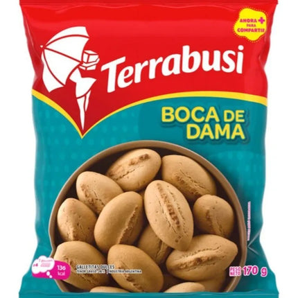 Sweet Cookie Boca de Dama Terrabusi, 170 g / 5.99 oz