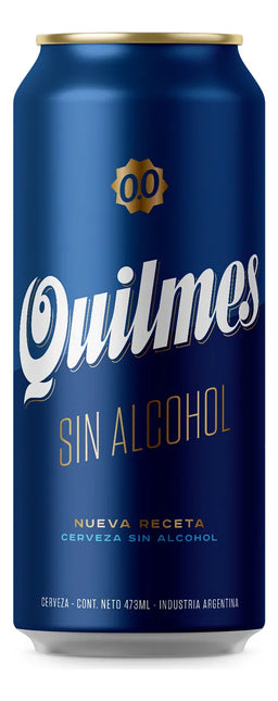 Quilmes Alcohol-Free Beer, 473 ml / 99.88 oz (pack of 6)