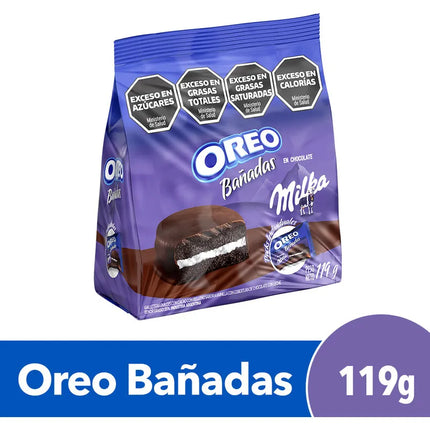Galletitas Oreo bañadas en chocolate Milka 119 g – Envío internacional