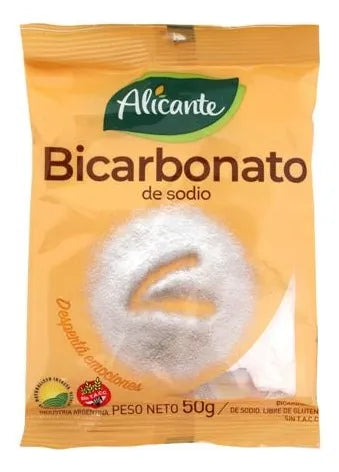Bicarbonato de Sodio Alicante, 50 g / 1,76 oz