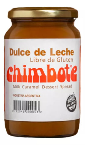 Dulce de Leche Chimbote Sin TACC, 450 g / 15,87 oz (Frasco)