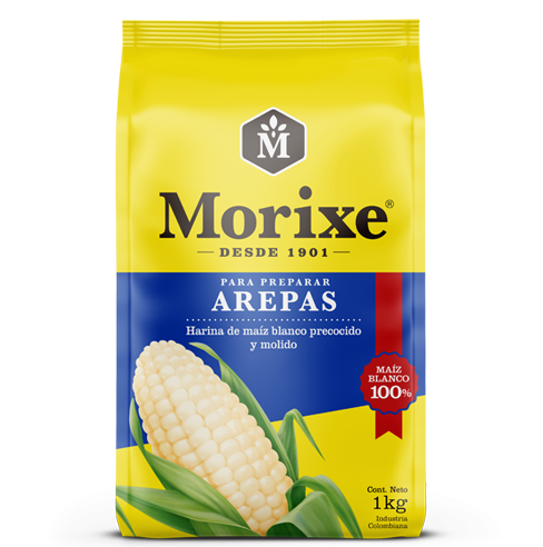 Morixe White Corn Flour, 1 kg / 35.27 oz