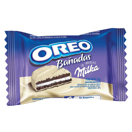 Milka White Chocolate Dipped Oreo Cookies, 119 g / 4.19 oz