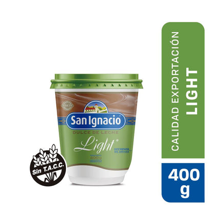 Dulce de Leche Light San Ignacio Sin TACC 400 g – Envío internacional