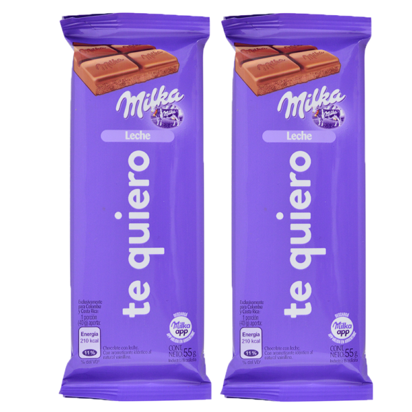 Milka Milk Chocolate, 55 g / 1.94 oz (2 units)
