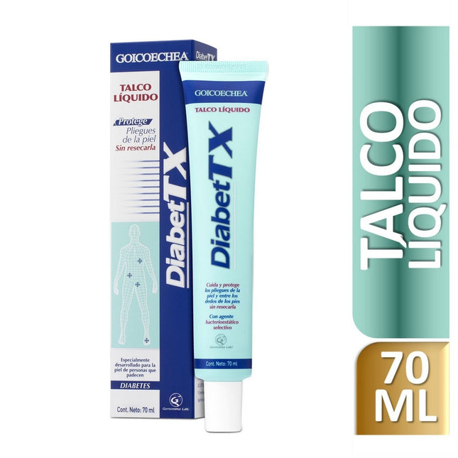 Talco liquido Diabet TX Goicochea, 70 g / 2,46 oz