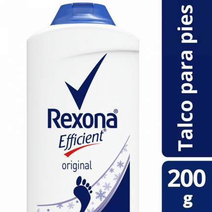 Rexona Efficient Original Pedic Deodorant Powder, 200g / 7.05oz