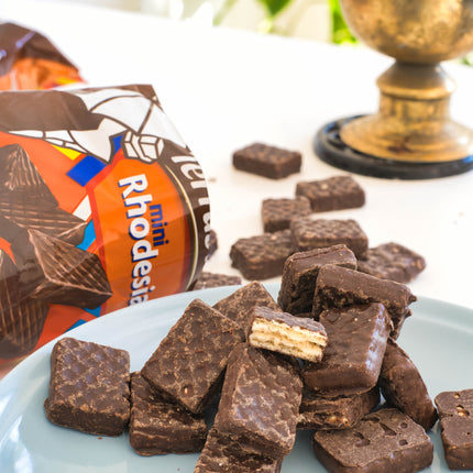 Mini Rhodesia Cookies with Creamy Lemon Filling and Chocolate Coated, 60 g / 2.1 oz