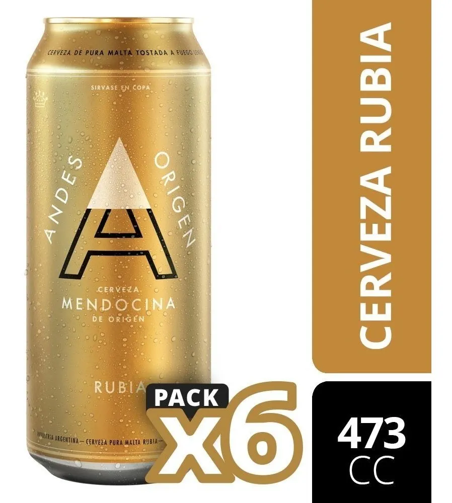 Andes Origen Cerveza Negra, 473 ml