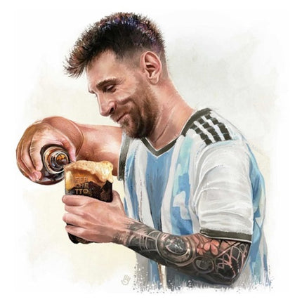 Vaso Fernet Ferchetto Botella Cortada + Posa Vaso + Revolvedor