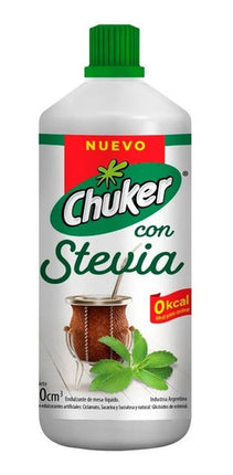Edulcorante Chuker Líquido con Stevia, 250 cc