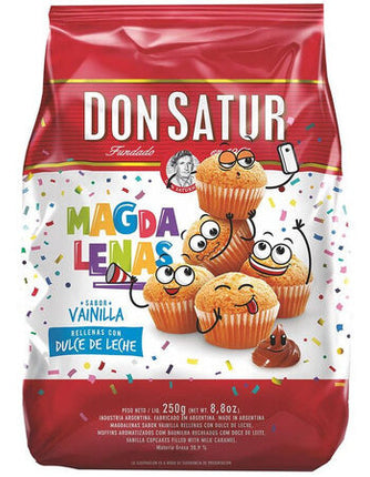 Vanilla muffins filled with dulce de leche Don satur, 220 g / 7.76 oz