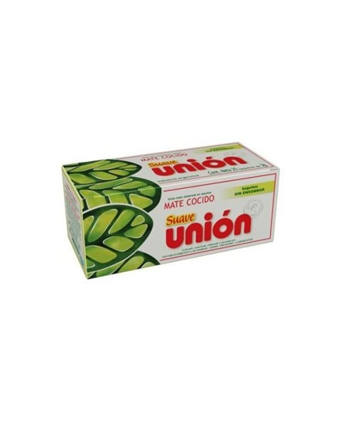 Unión Suave Soft Mate Cocido - Ready to Brew Yerba Mate Bags (box of 100  bags)