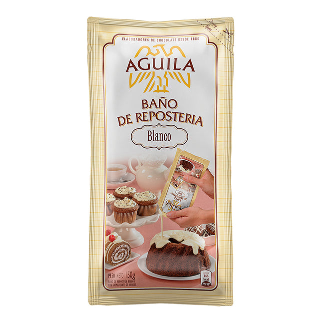 Aguila White Chocolate Flavored Pastry Bath, 150 g / 5.29 oz (Pouch)