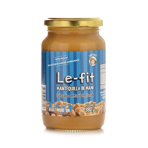 Le-fit Coconut Flavored Peanut Butter, 380 g / 13.40 oz