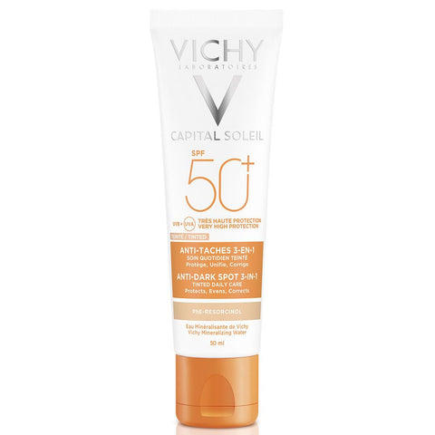 Crema Vichy Ideal Soleil Antimanchas Fps 50 3 En 1, 50 ml / 1,76 oz
