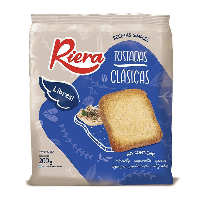 Tostadas De Mesa Riera, 200 g / 7.05 oz