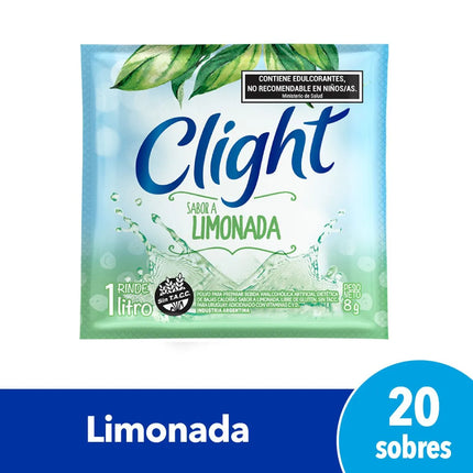 Clight Lemonade flavor juice, 7 g / 0.24 oz (Box of 20 sachets)