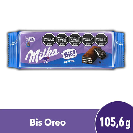 Oblea BIS bañada con Chocolate Milka, 105, 6 / 3,72 oz (Contiene 16 unidades)