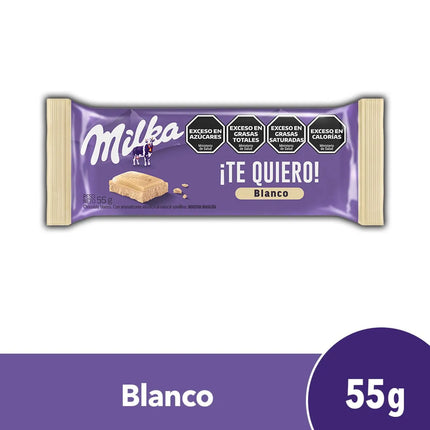 Milka White Chocolate, 55 g / 1.94 oz (2 units)