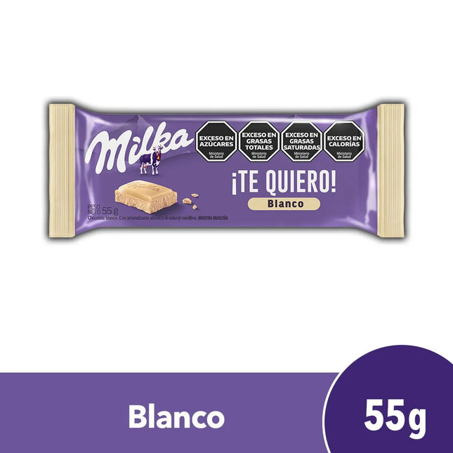 Milka White Chocolate, 55 g / 1.94 oz (2 units)