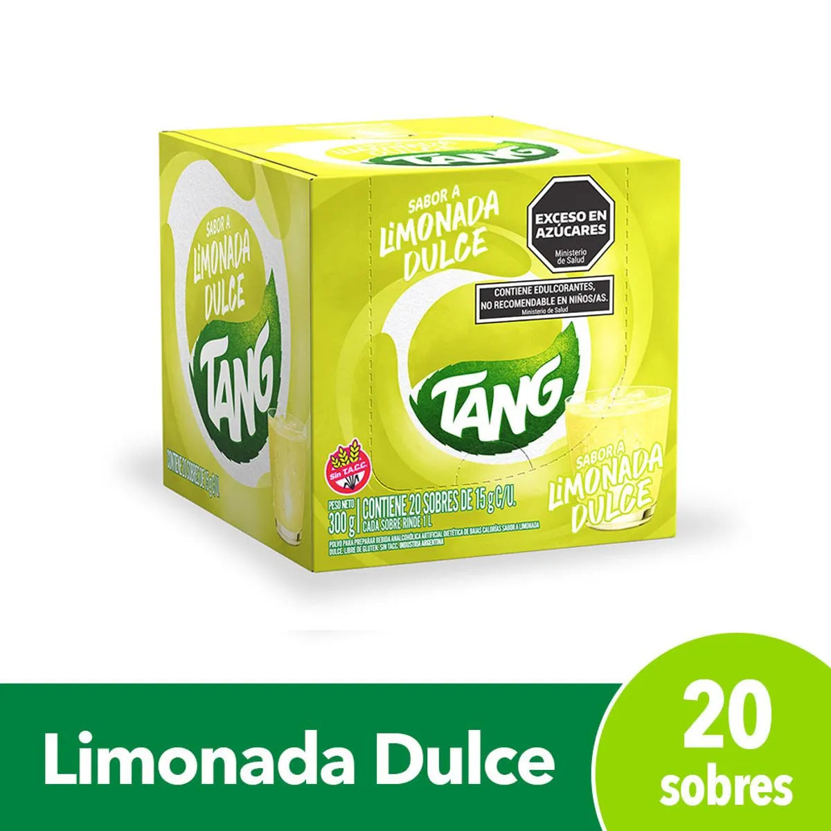 Tang Juice Powder Sweet Lemonade Flavor No TACC, 18 g oz