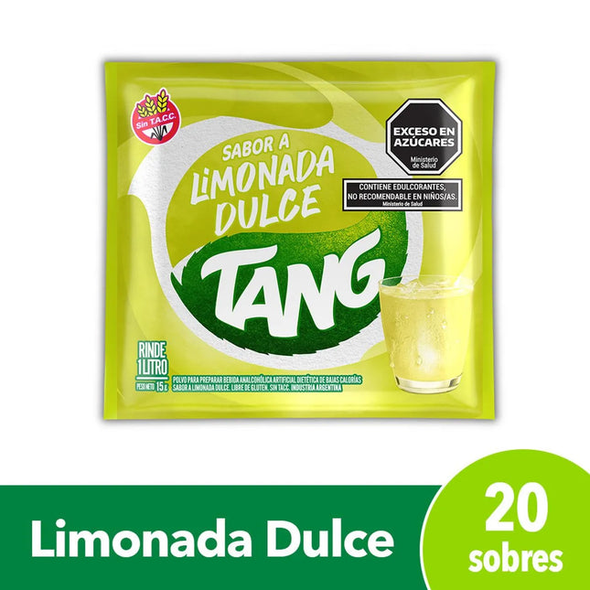 Jugo en polvo Tang Limonada Dulce 15 g / 0.52 oz (Caja de 20 unidades)