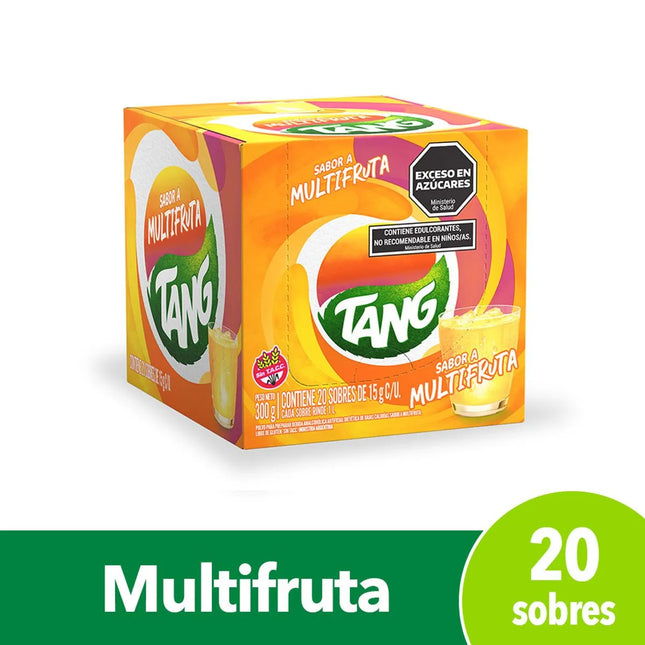 Jugo en polvo Mix Multi Fruta Tang, 15 g / 0.52 oz (Caja de 20 unidades)