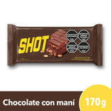 Chocolate Shot con Leche y Mani, 170 g / 6 oz (Pack 3 unidades)