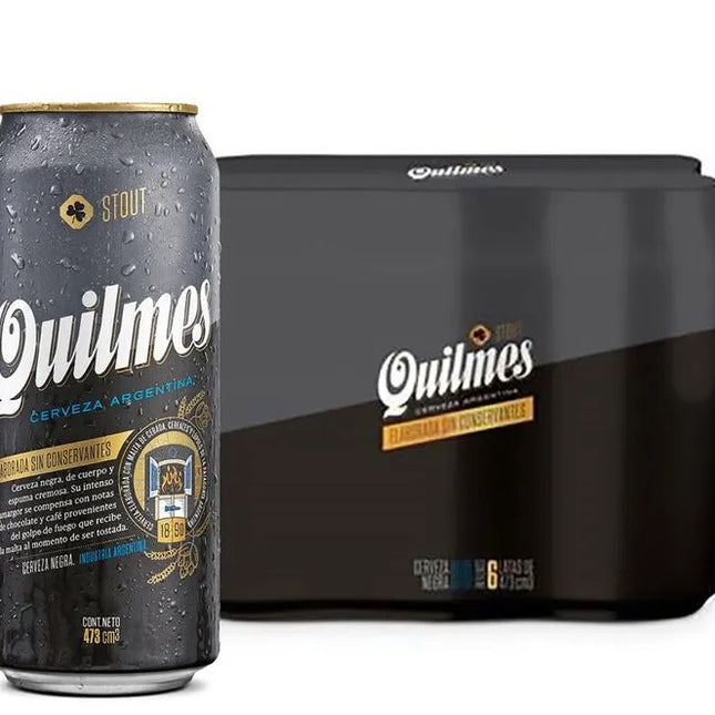 Cerveza Stout Quilmes, 473 ml / 99,88 oz (Pack de 6)