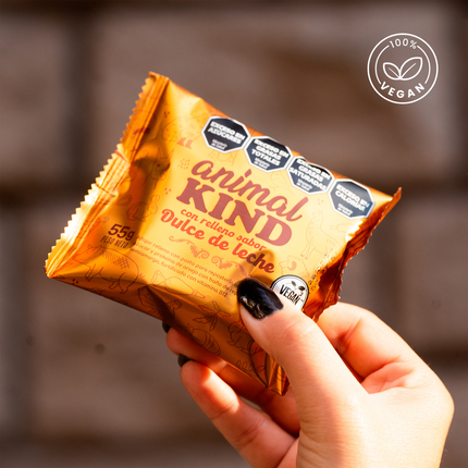 Alfajor Vegano de Dulce de Leche – Bañado en chocolate x18 unidades 55g