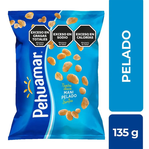 Maní pelado Pehuamar, 135 g / 4,76 oz