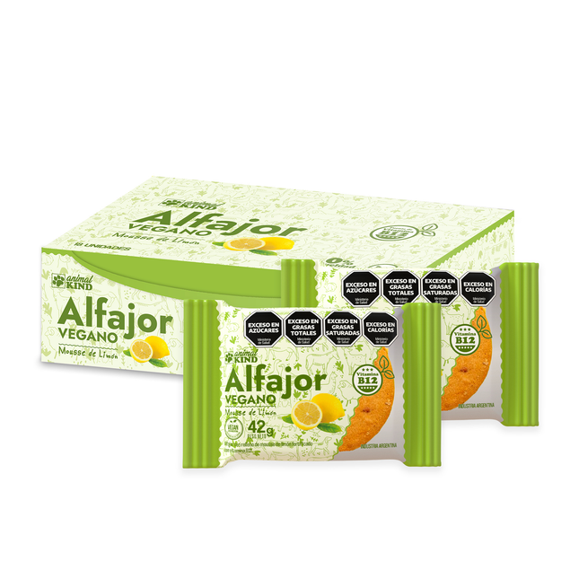Alfajor Vegano Mousse de Limón – Caja x18 | Click & Foods