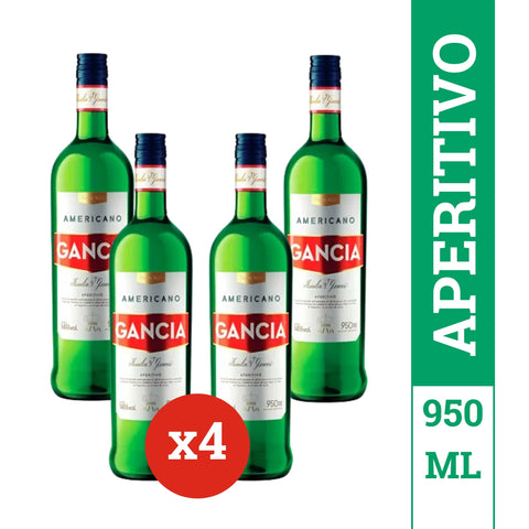 Combo de 4 Gancia Americano, 950 ml / 33,51 oz