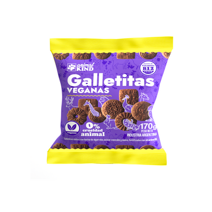 Galletitas Veganas de Chocolate – Caja x12 unidades de 170g