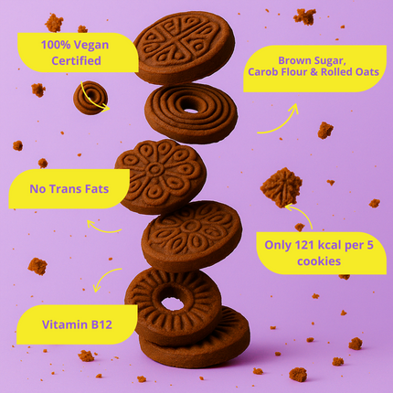 Galletitas Veganas de Chocolate – Caja x12 unidades de 170g
