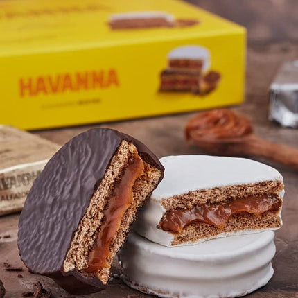 Havanna Mixed Alfajores with Milk Chocolate and Italian Meringue, 612 g / 21.58 oz (Box of 12)