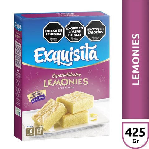Bizcochuelo Especialidades Lemonies Exquisita (Como los Brownie pero de Limon), 425 g / 14,99 oz
