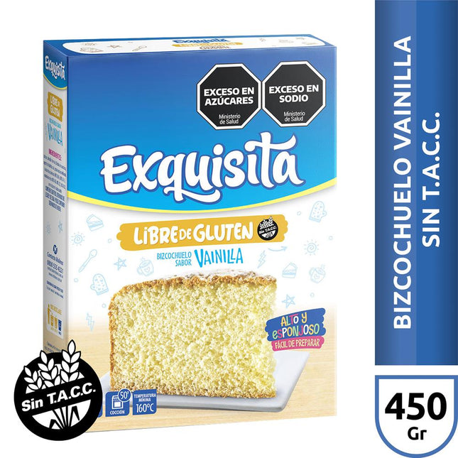 Exquisite Gluten-Free Vanilla Flavor Cake, 450 g / 15.87 oz