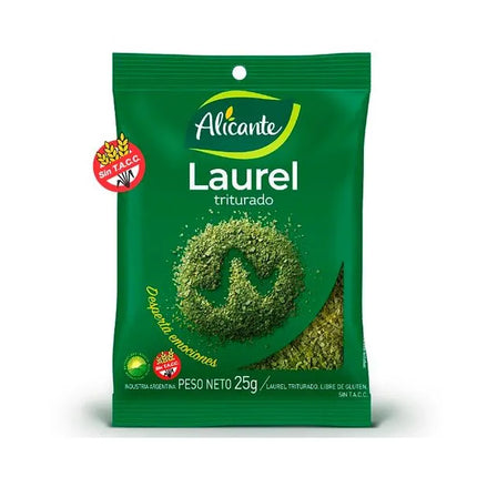 Laurel Alicante Sin TACC, 25 g / 0,88 oz