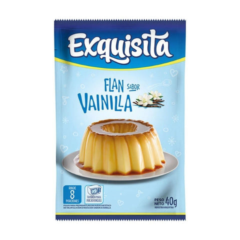 Flan sabor Vainilla Exquisita, 40 g / 1,41 oz