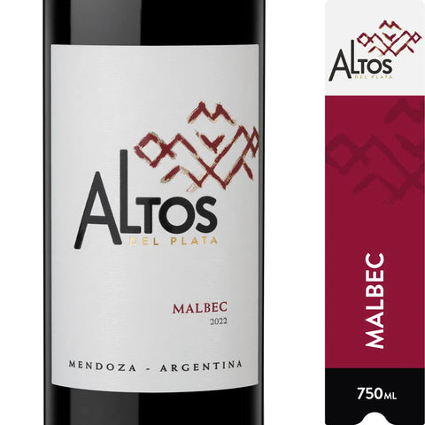 Vino Tinto Altos Del Plata Malbec, 750 ml