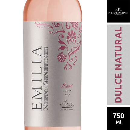 Emilia Dulce Natural Rosado 750 ml – Vino rosado dulce argentino – Envío internacional