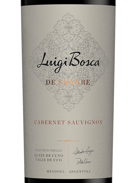 Luigi Bosca De Sangre Cabernet Sauvignon 750 ml – Vino tinto elegante – Envío internacional